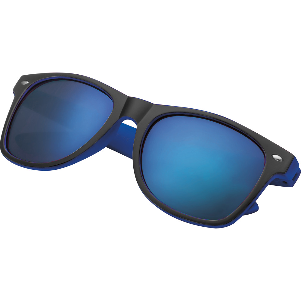Bicolour Zonnebril - Blauw