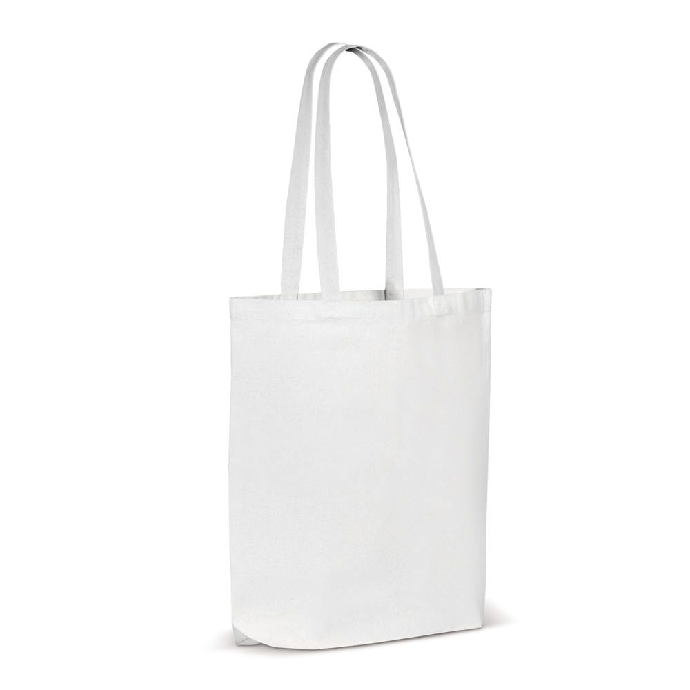 Schoudertas canvas OEKO-TEX® 270g/m² 42x12x43cm - wit