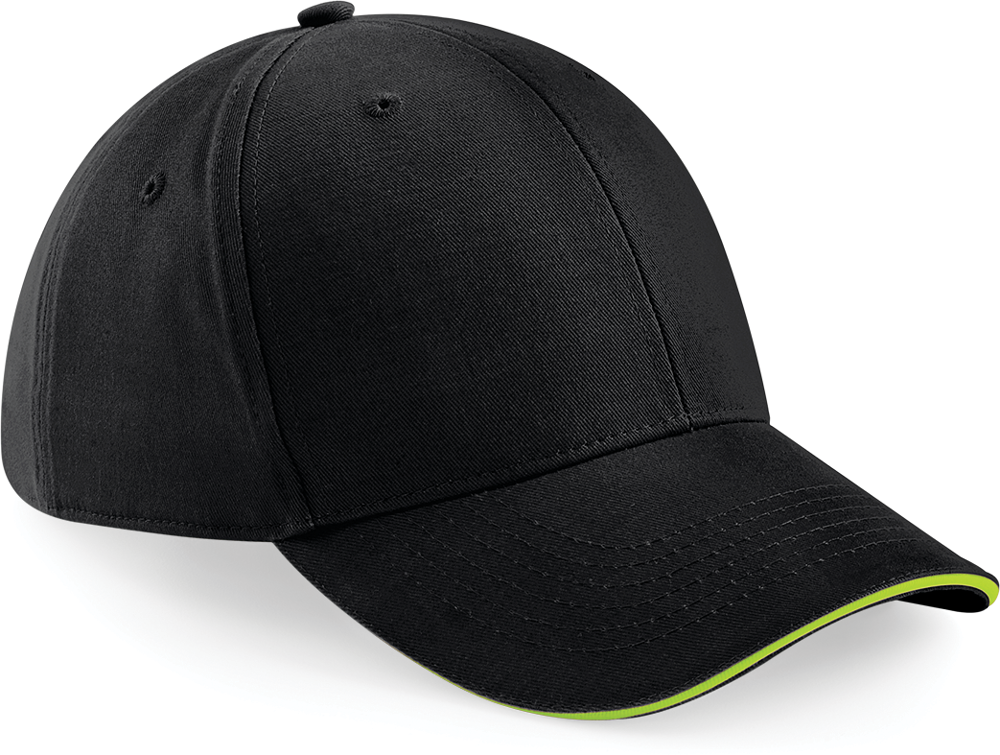 B20 - Pet Athleisure met 6 panelen - Black / Lime Green