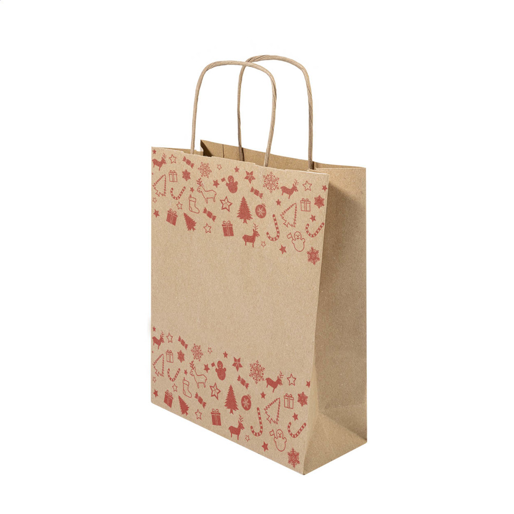 Julegave M - Kerst geschenktas, medium