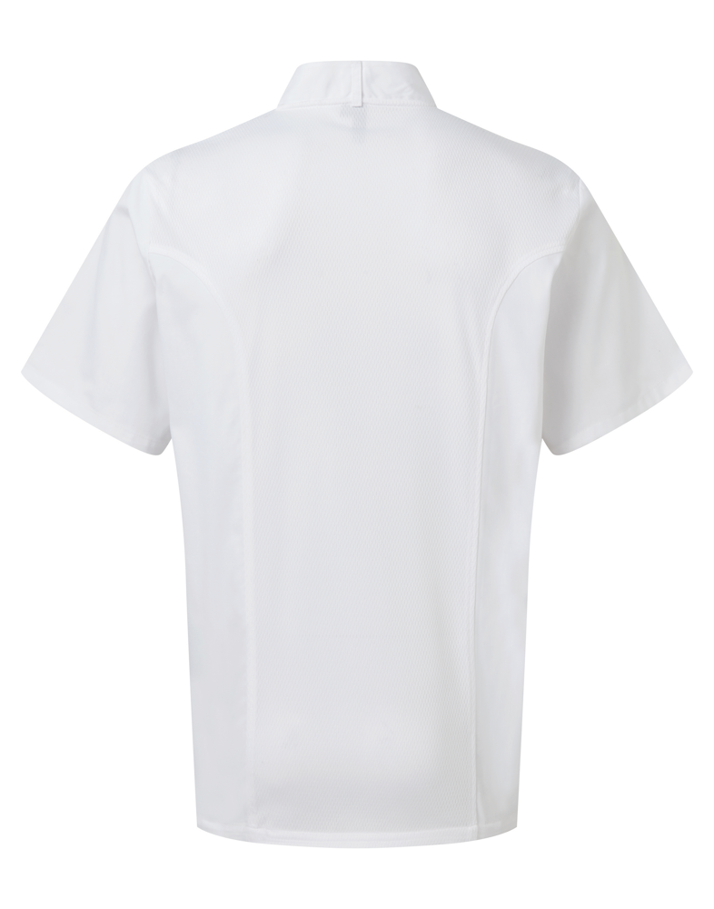 PR902 - Coolchecker® koksjas met korte mouwen