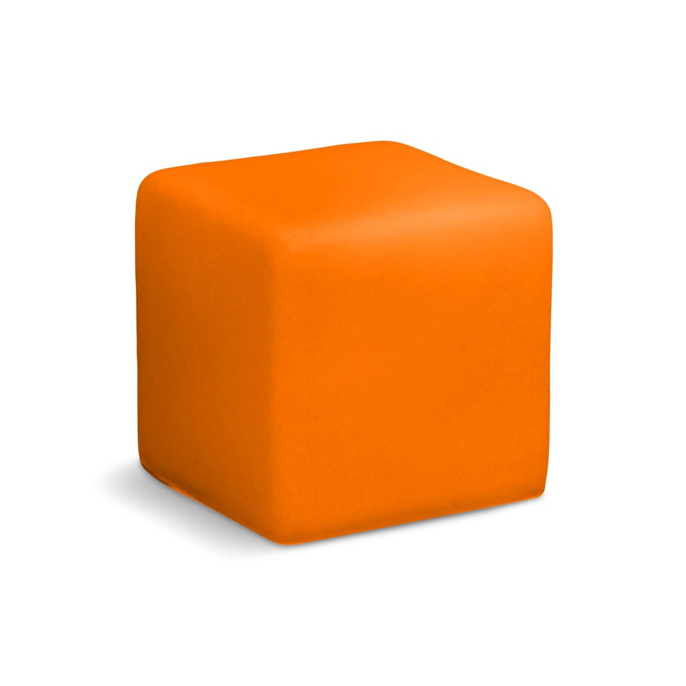Anti-stress vierkant - oranje