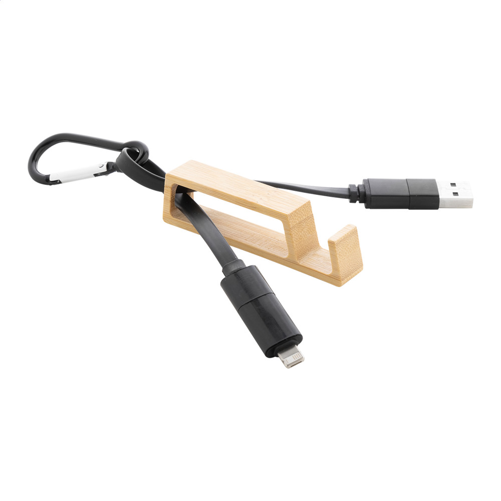 Boppy - USB-oplaadkabel - zwart/natuurlijk