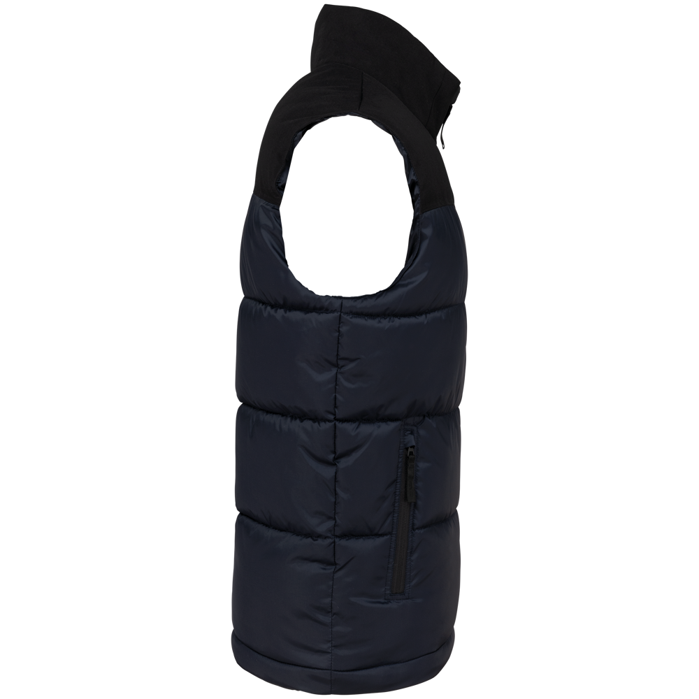 K6162 - Tweekleurige gewatteerde bodywarmer uniseks