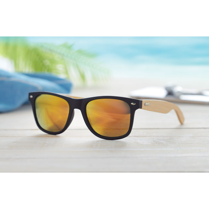 CALIFORNIA TOUCH - Zonnebril met bamboe frame