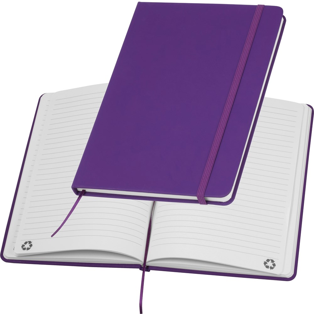 A5 notitieboekje van gerecycled papier - roze