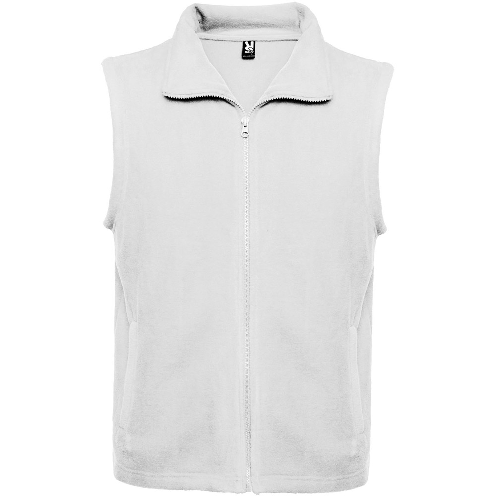 Bellagio unisex fleece bodywarmer - wit