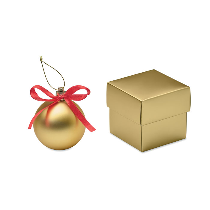 BELLES - Kerstbal geschenkdoos - goud