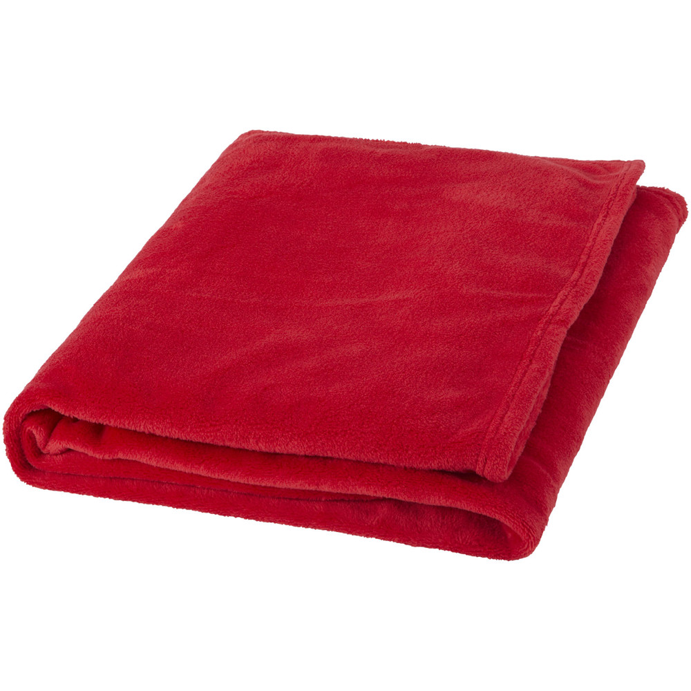 Bay extra zachte fleece deken - Rood