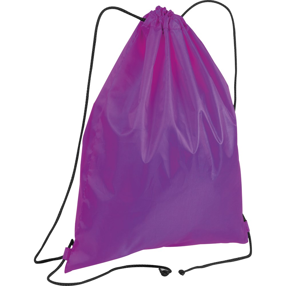 Gymbag van gerecycled polyester - roze
