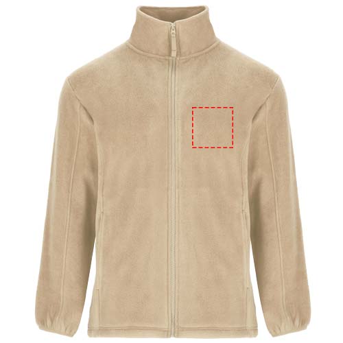Artic fleece herenjack met volledige rits