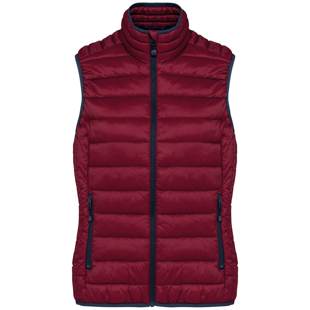 K6114 - Ladies' lightweight sleeveless down jacket - Wine