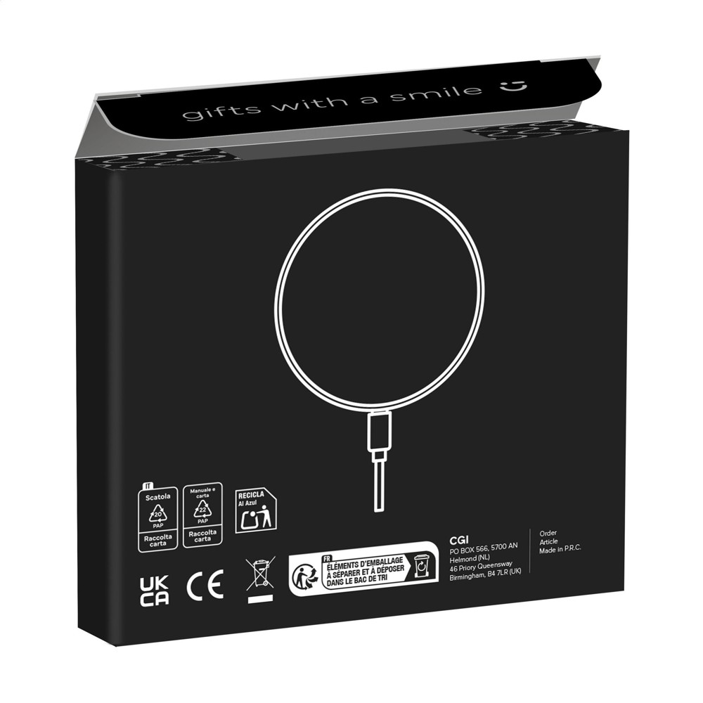 Bamboo 10W Wireless Charger draadloze snellader