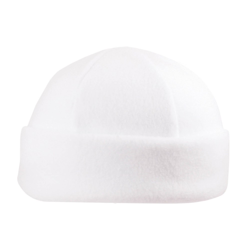 Nilton's Fleece muts 6 panelen - Wit (White) / Wit