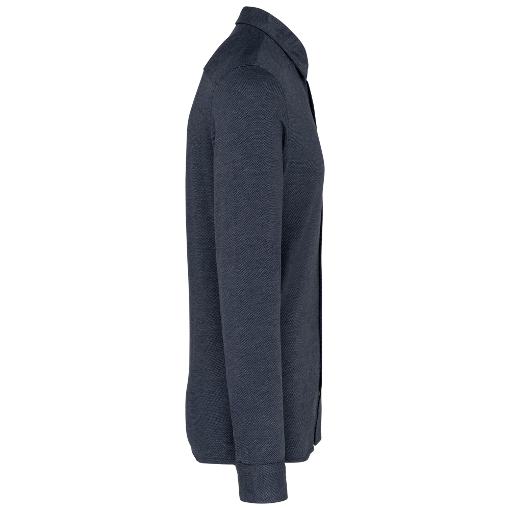 K507 - Jacquard overhemd lange mouwen