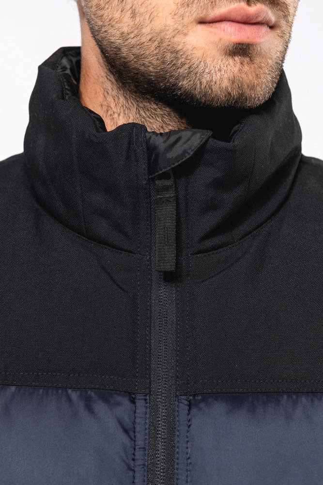 K6162 - Tweekleurige gewatteerde bodywarmer uniseks