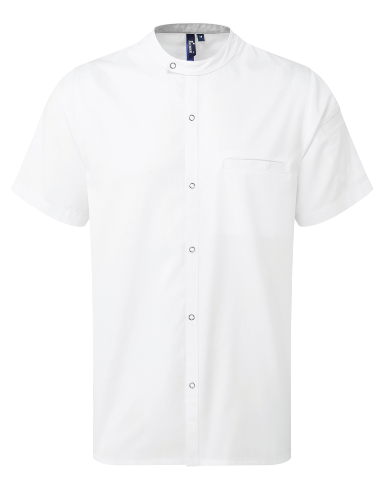PR904 - Koksjas met korte mouwen - White