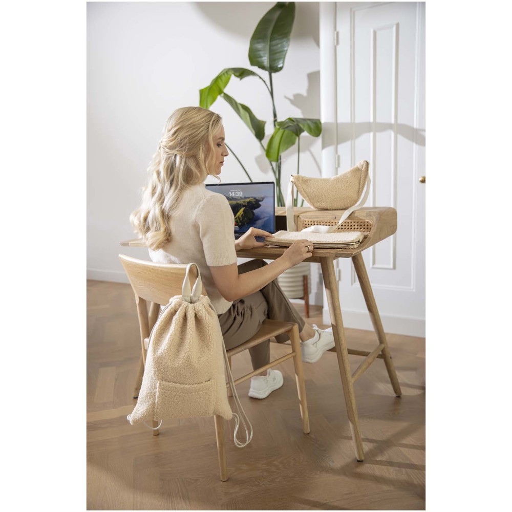 Bear 13 inch GRS gerecyclede sherpa laptophoes 2 l