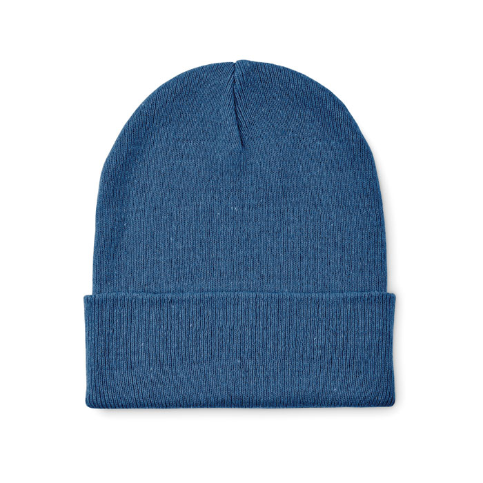 BEANIX - Gebreide muts met boord - Blauw