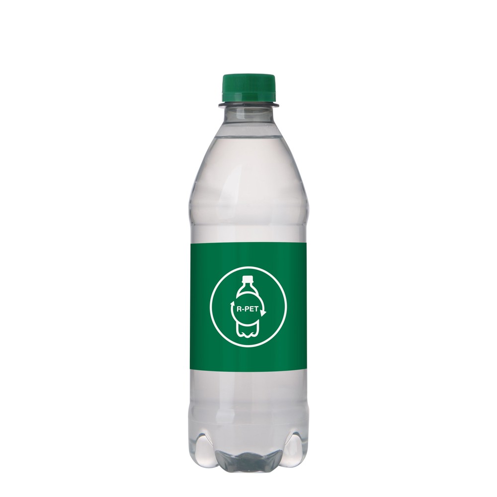 Bronwater 500 ml met draaidop - Transparant/Groen