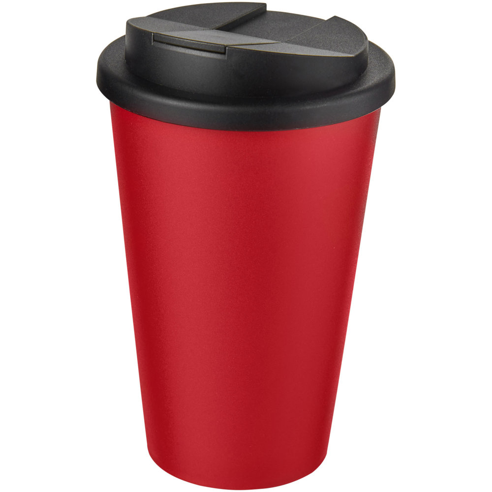 Americano® 350 ml geïsoleerde beker - Rood, Zwart