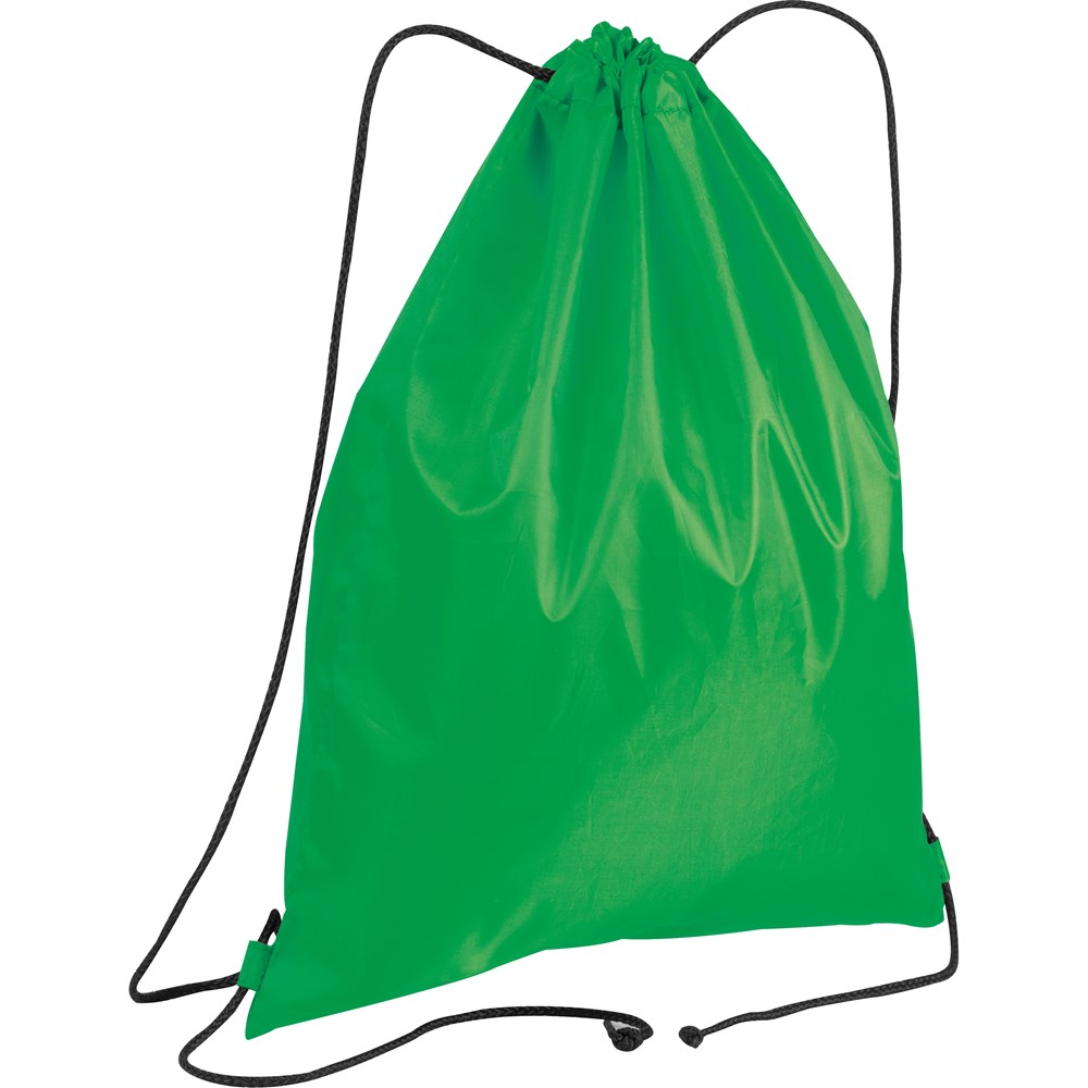 Gymbag van gerecycled polyester - groen