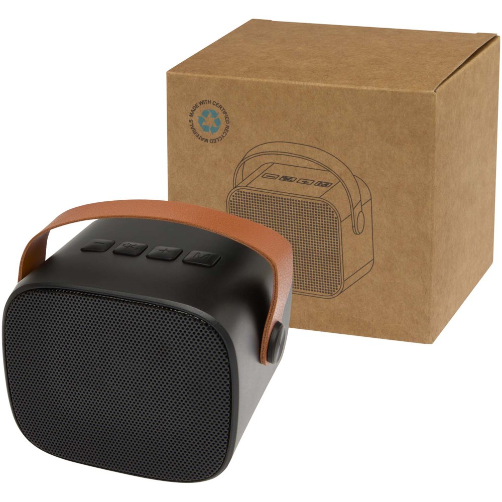 Diya 3W draadloze speaker van gerecycled plastic