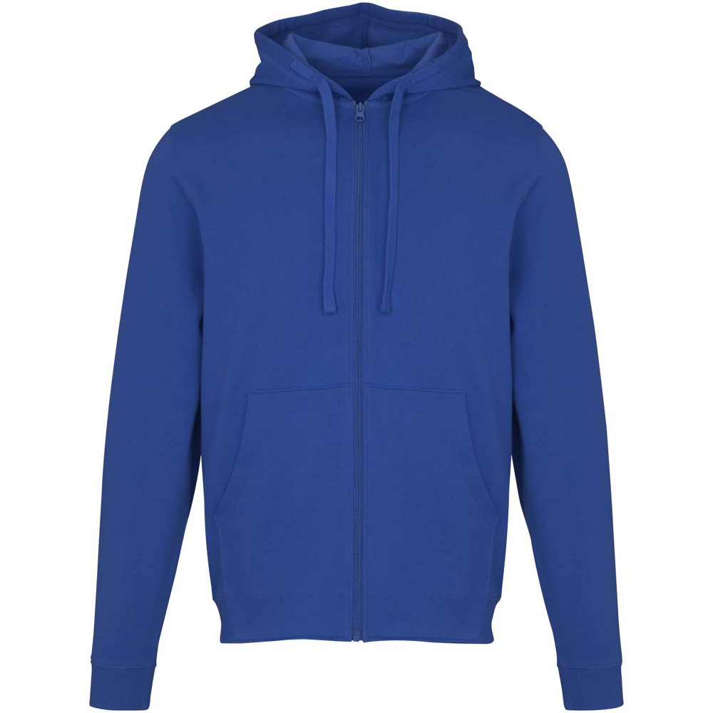 Jasper 280 g/m² unisex full-zip hoodie van OCS gerecycled organisch katoen