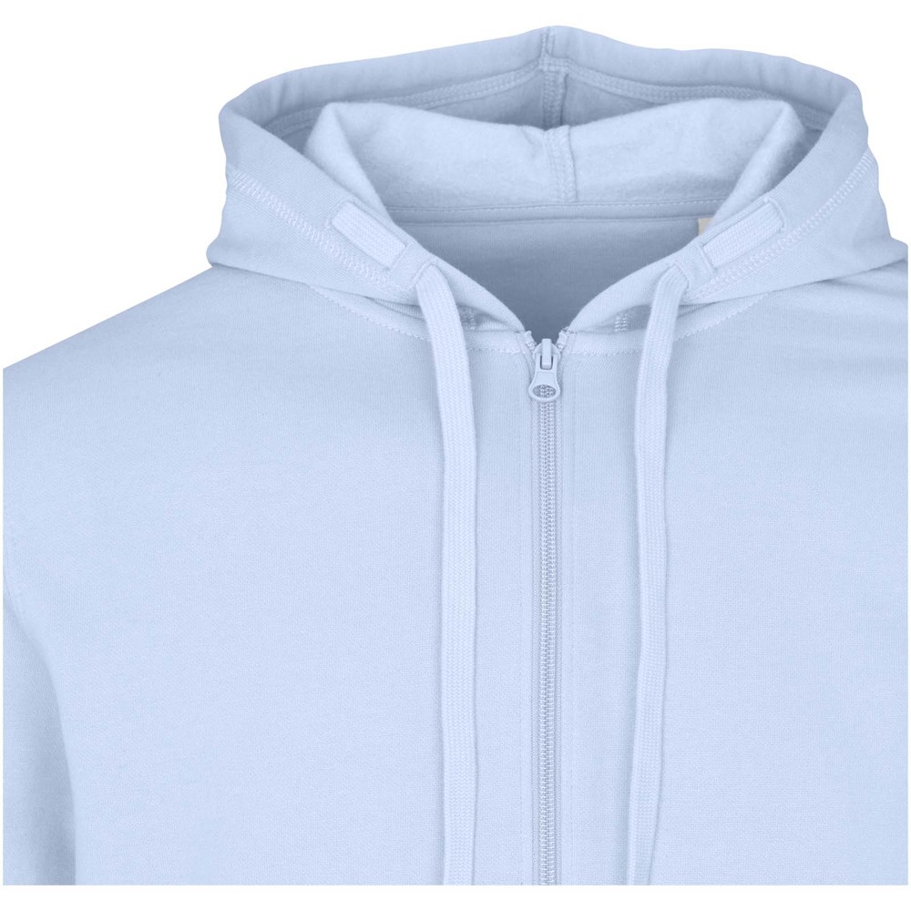 Jasper 280 g/m² unisex full-zip hoodie van OCS gerecycled organisch katoen