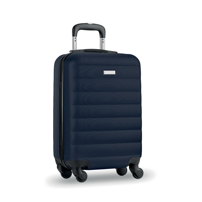 BUDAPEST - ABS trolley, 20 inch - Marineblauw