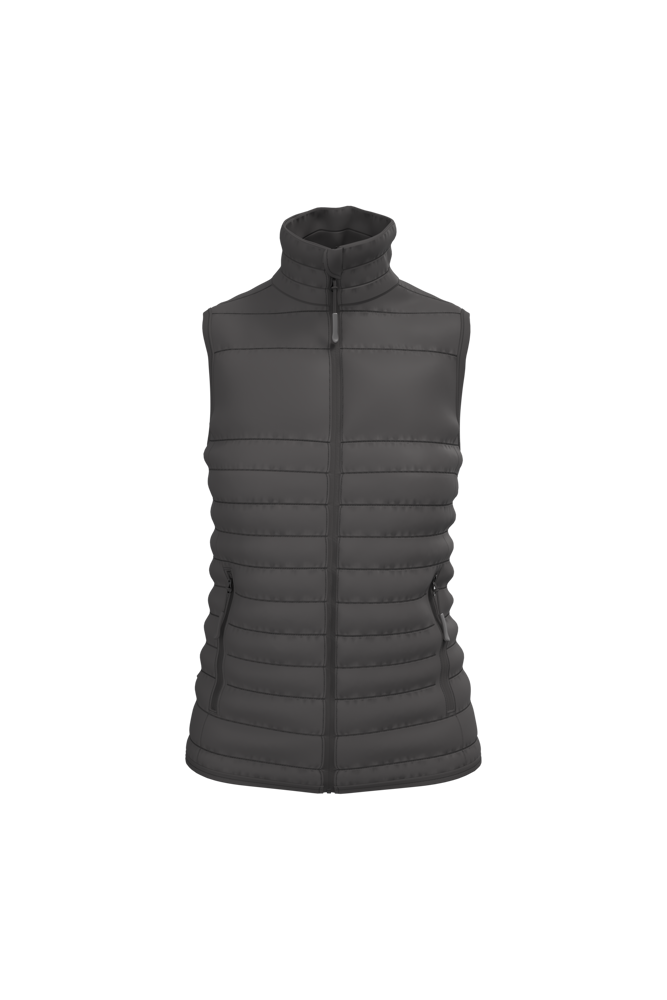 IB6173 - Gewatteerde dames bodywarmer - Dark Grey