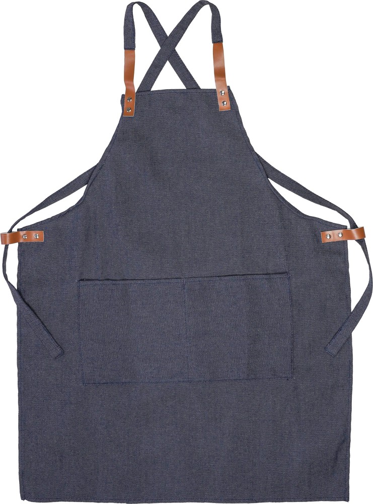 Denim schort (280 g/m²) Greg - blauw