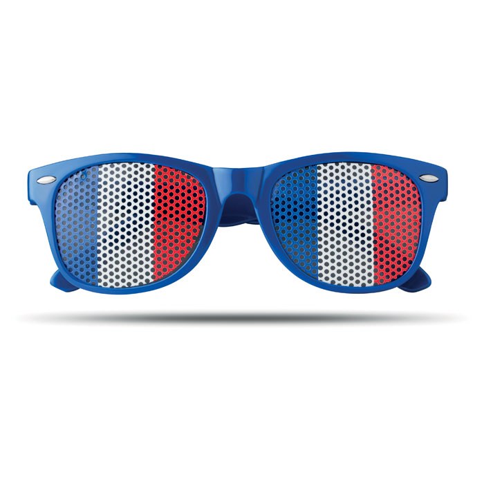 FLAG FUN - Zonnebril met vlag - Royal Blauw