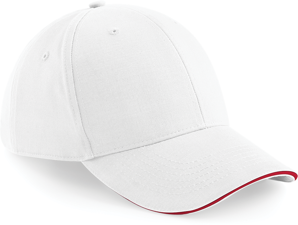 B20 - Pet Athleisure met 6 panelen - White / Classic Red