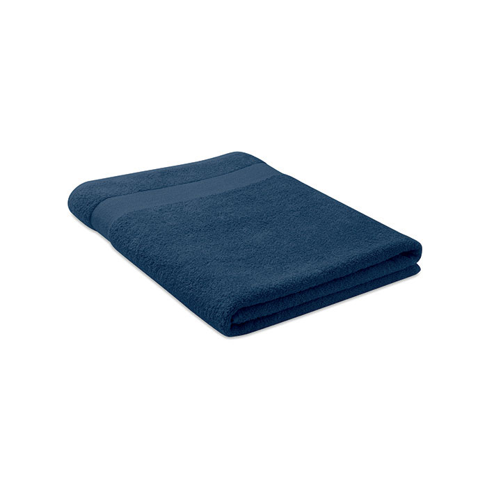 MERRY - Handdoek organisch 180x100 - Blauw