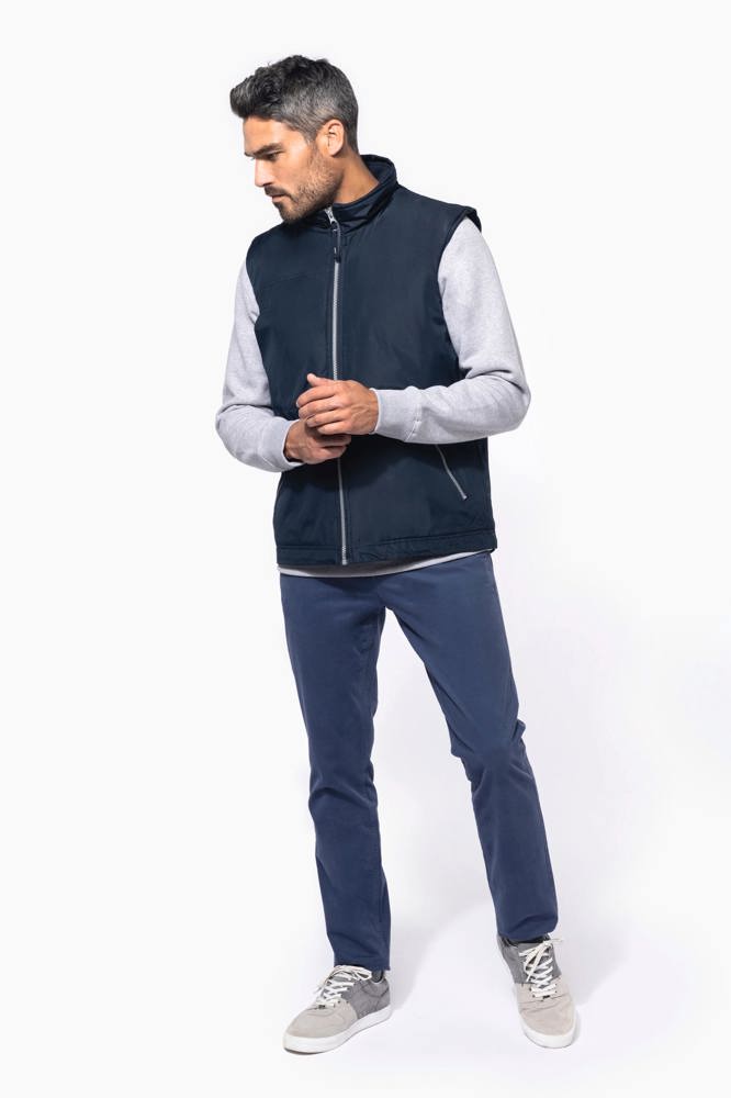K659 - Met fleece gevoerde bodywarmer heren