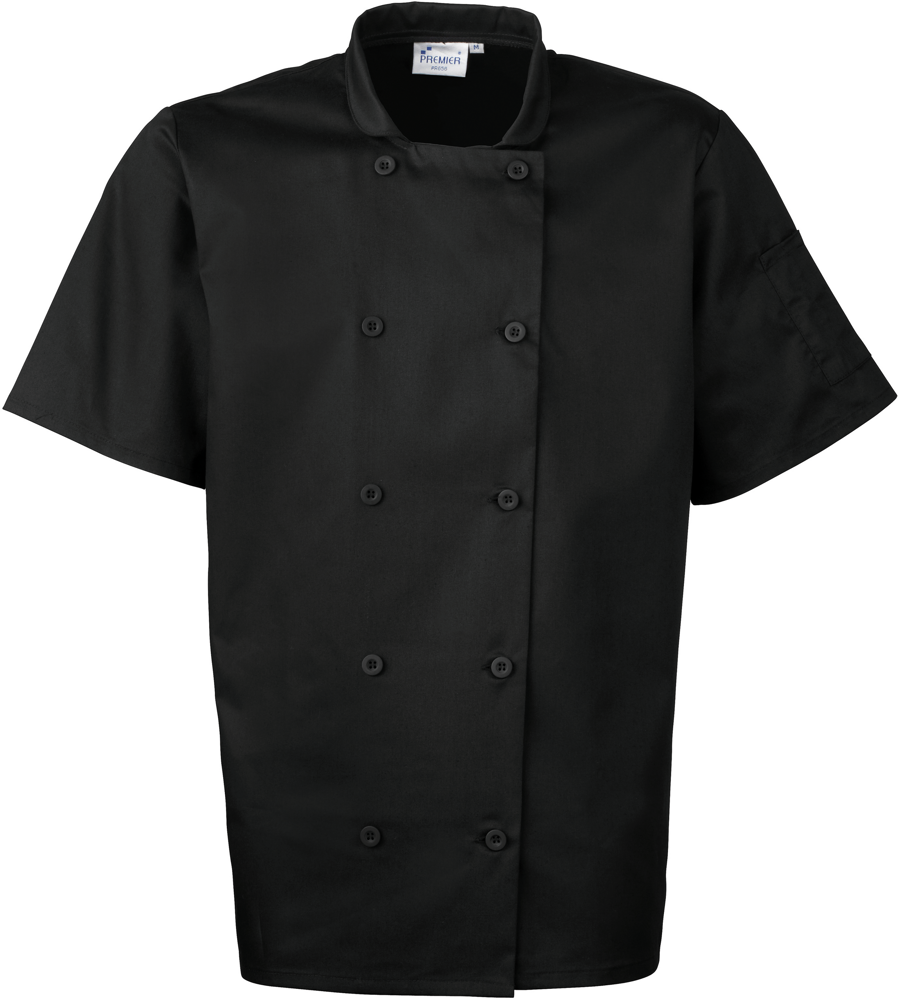 PR656 - Short Sleeve Chefs Jacket