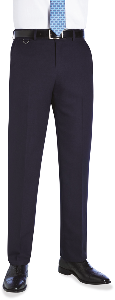 BT8648 - Pantalon flat front Mars - navy