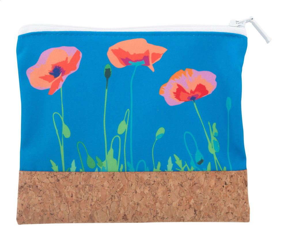 CreaBeauty Cork S - custom made make-up tas - wit/natuurlijk