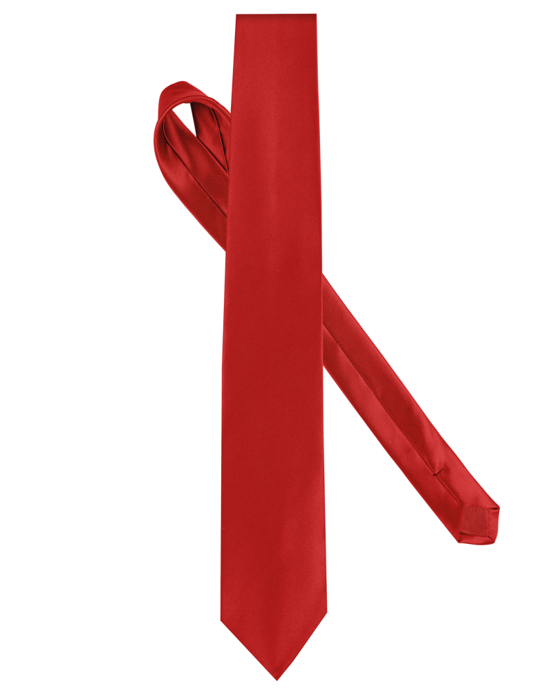 K860 - Satijnen stropdas - RED