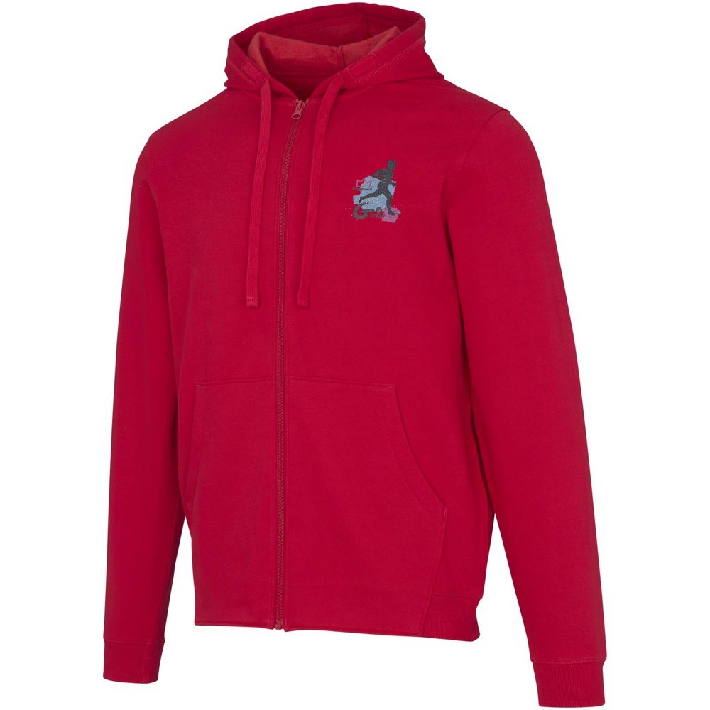 Jasper 280 g/m² unisex full-zip hoodie van OCS gerecycled organisch katoen