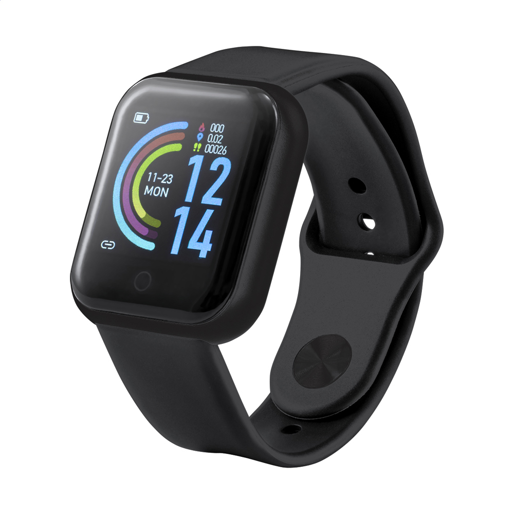Wristo - slim horloge - Zwart