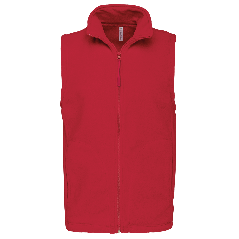 - Bodywarmer van microfleece heren - Red