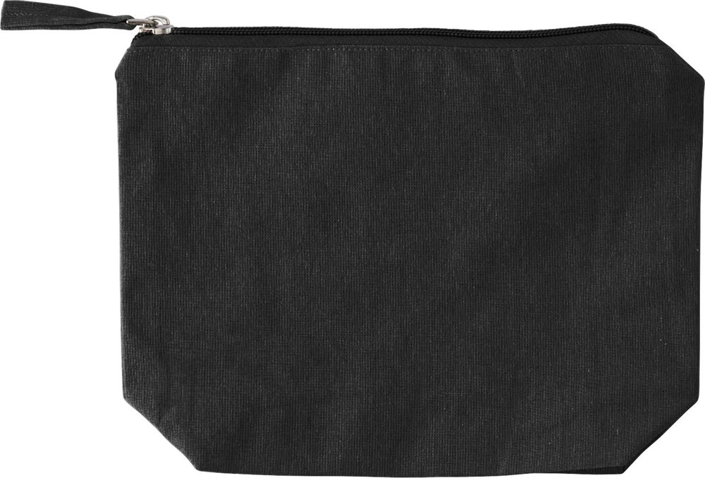 Cosmetisch tasje Cressida | Katoen 180 g/mÂ² - Zwart