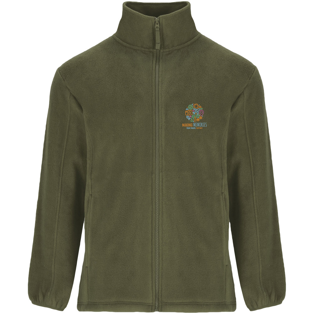 Artic fleece herenjack met volledige rits
