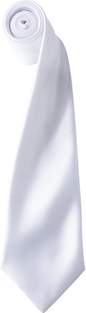 PR750 - Satijnen stropdas - White