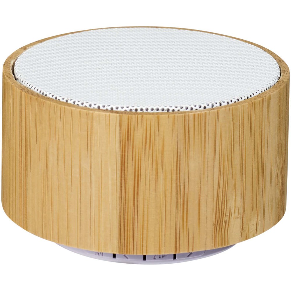 Cosmos bamboe Bluetooth® speaker - Natuur, Wit