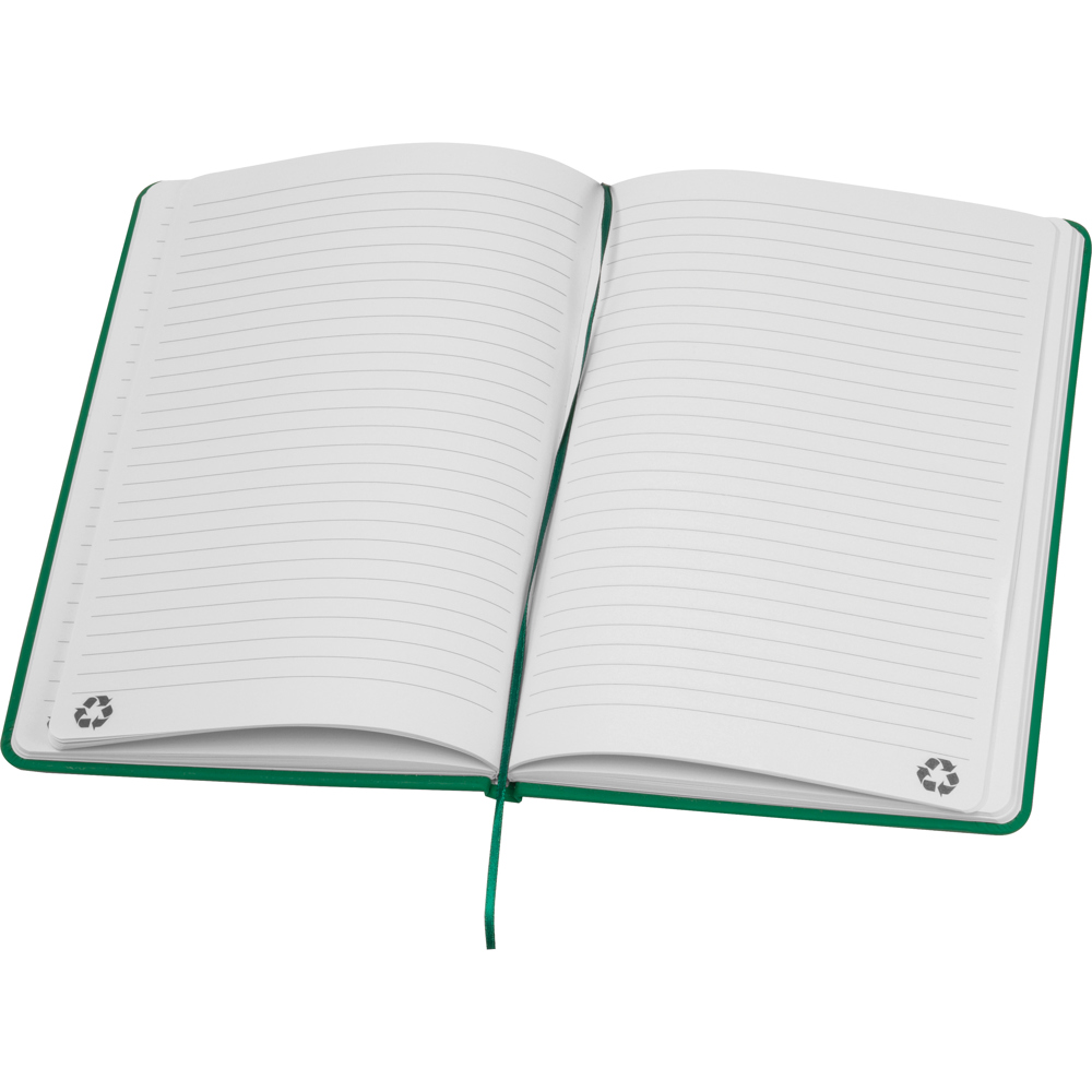 A5 notitieboekje van gerecycled papier