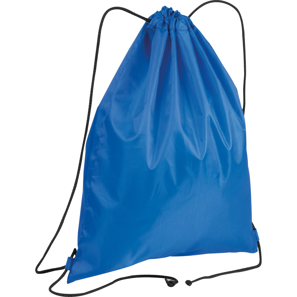 Gymbag van gerecycled polyester - blauw