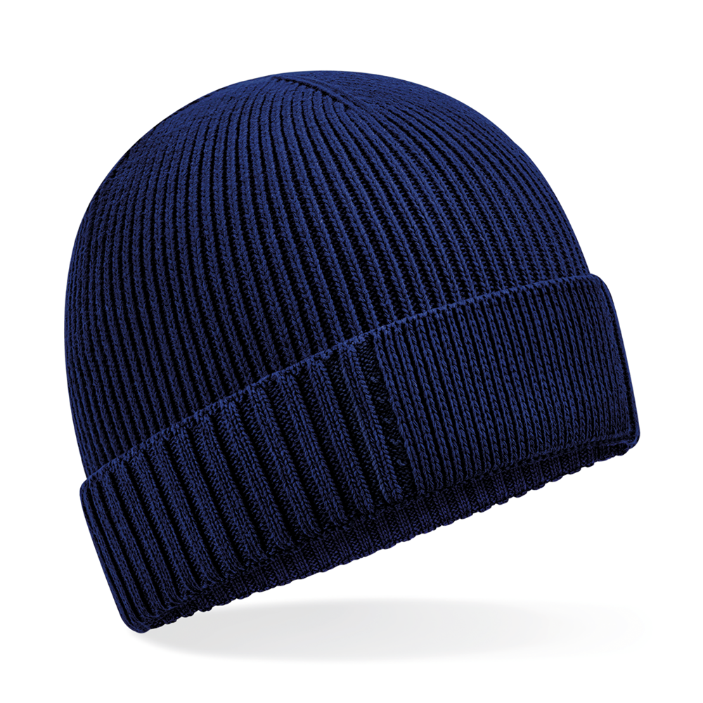 B438N - Biologisch katoenen muts met technische patch - Oxford Navy